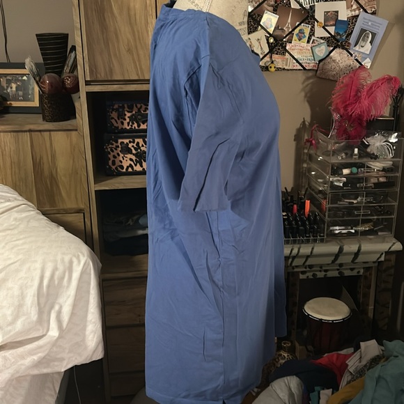 Blue Jockey Short Sleeve Nightgown - Large - Picture 2 of 4